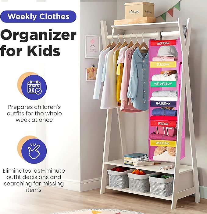 Handy Laundry Hanging Clothes Organizer