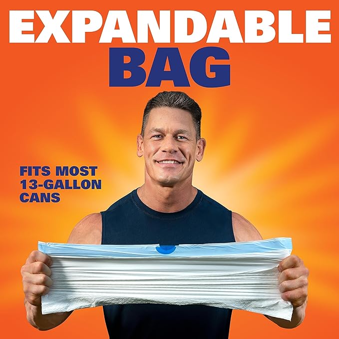 Hefty Ultra Strong 13 Gallon Trash Bags, Tall Kitchen Trash Bags 13 Gallon Size