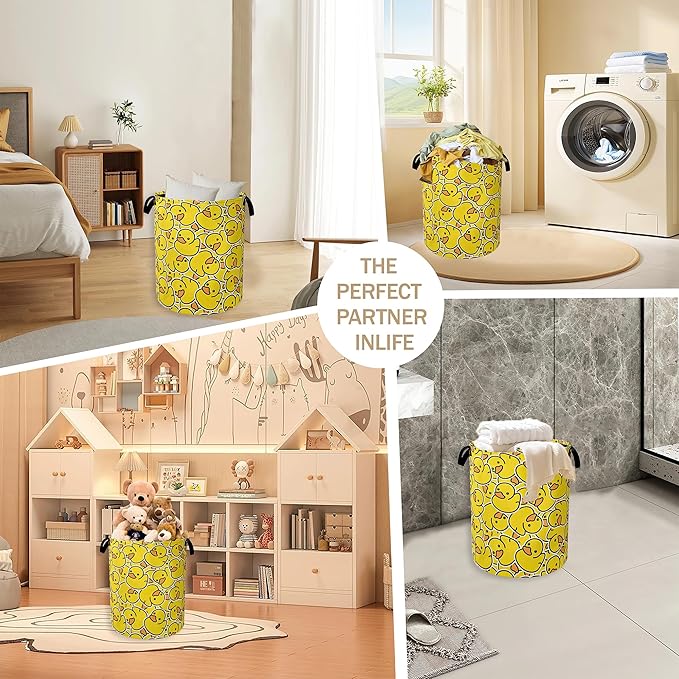 Collapsible Laundry Basket, Cute Cartoon Animal Hampers
