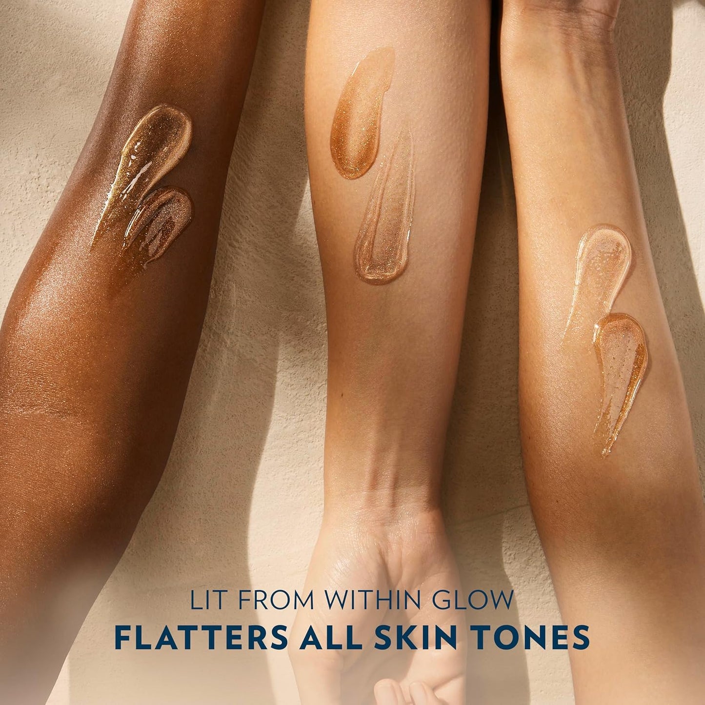 Vaseline Glazed and Glisten Golden Hour Body Gel Oil Glow Vanilla Cocoa Shimmering with Ultra-Hydrating Lipids and 100% Pure Cocoa Butter, 6.8 Oz