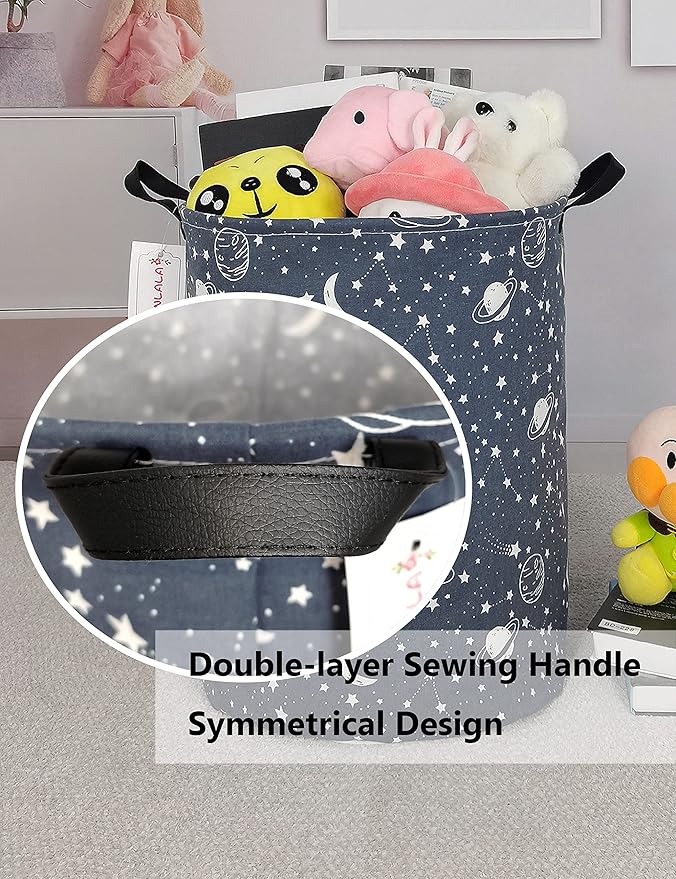 QUEENLALA Large Storage Basket, Laundry Hamper/Bathroom/Home Decor/Collapsible