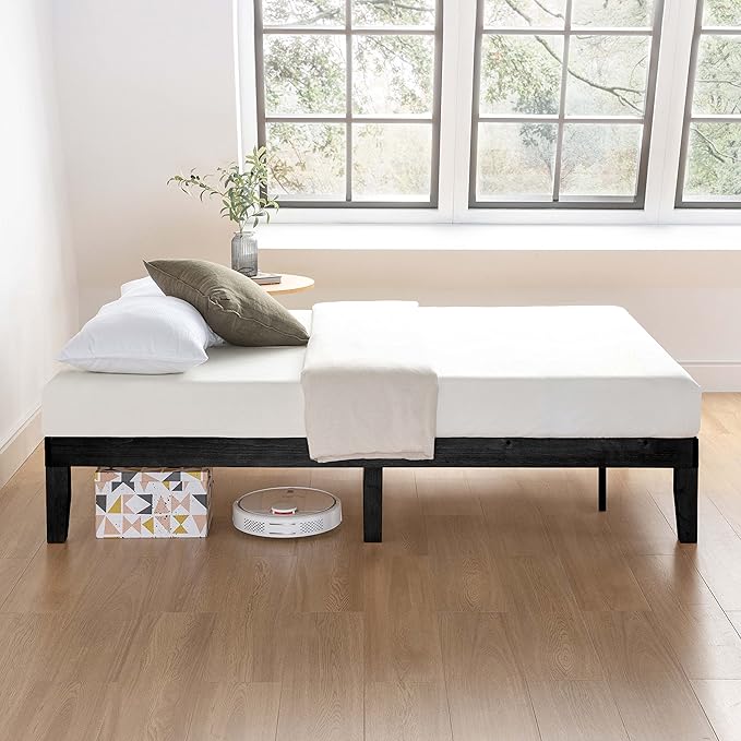 Mellow Naturalista Classic 12 Inch Solid Wood Platform Bed