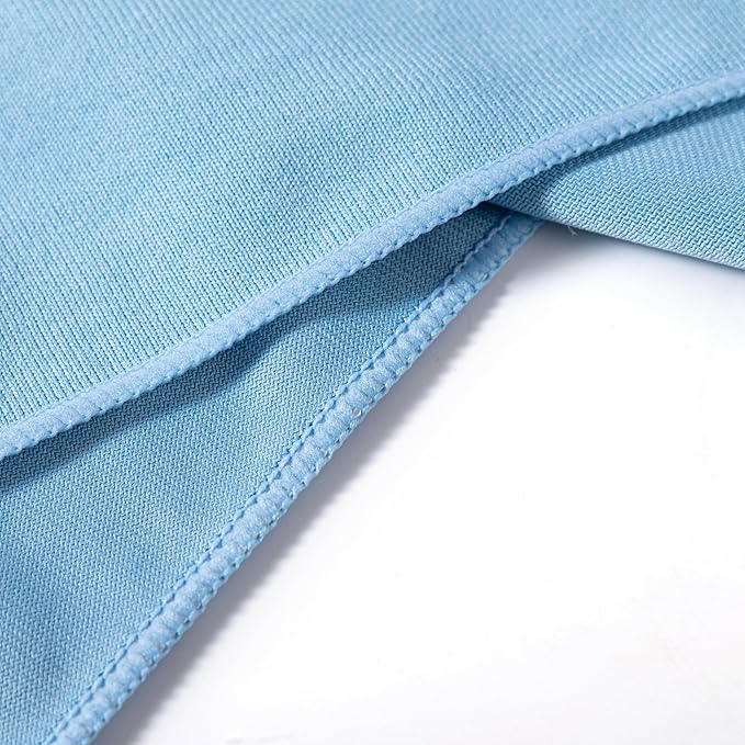 KLNYOO Microfiber Glass Cleaning Cloths Lint Free Streak Free Quickly and