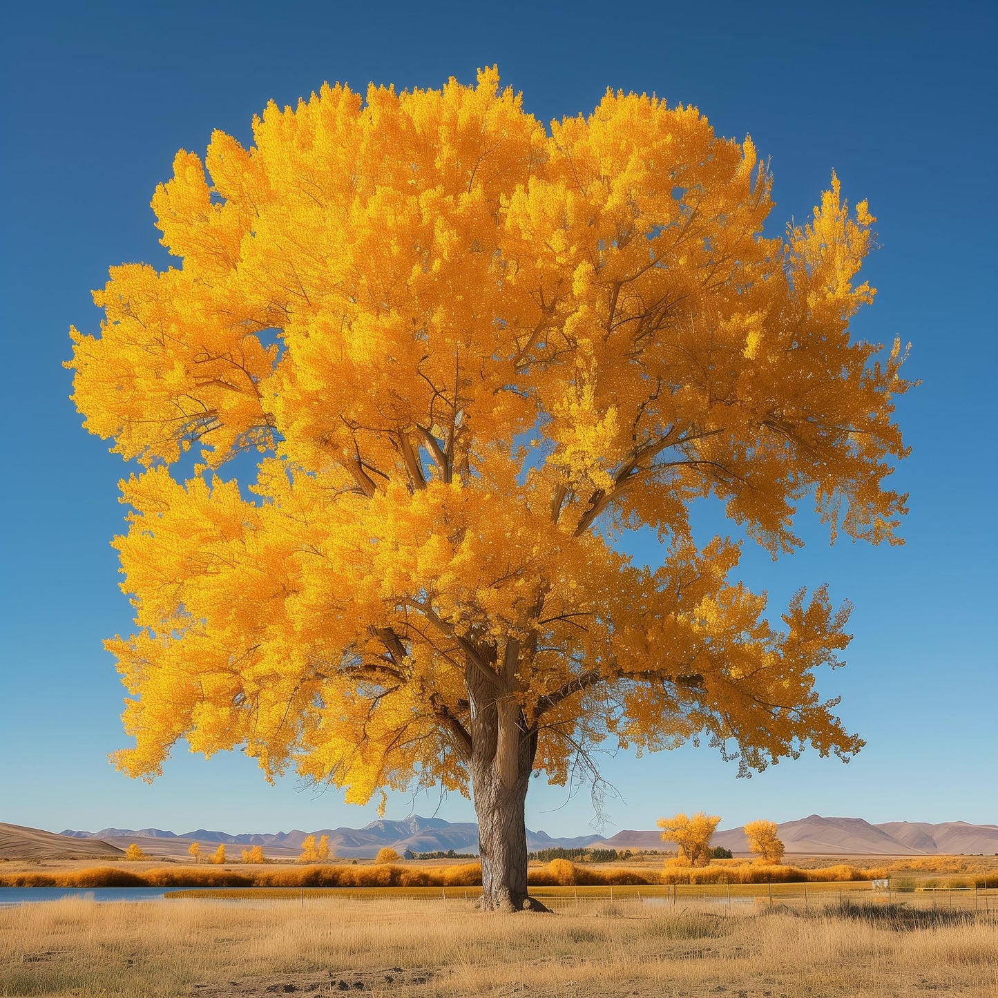 2 Eastern Cottonwood Trees - 10-18" Tall Live Plants - Native Fast Growing Shade Trees - Populus deltoides - (2 Pack)