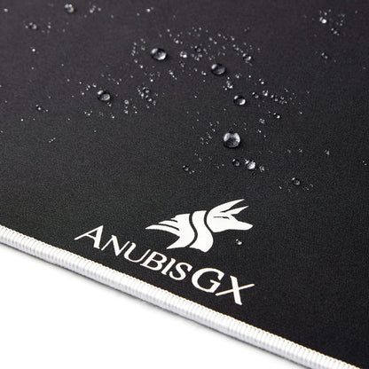 AnubisGX (68 Color/Size Options) Gaming Mouse Pad (Extended: 36x12), Black Pad with Stealth Black Stitching. Best Premium Waterproof Non RGB Non-Slip Computer Gaming XL Desk Mat