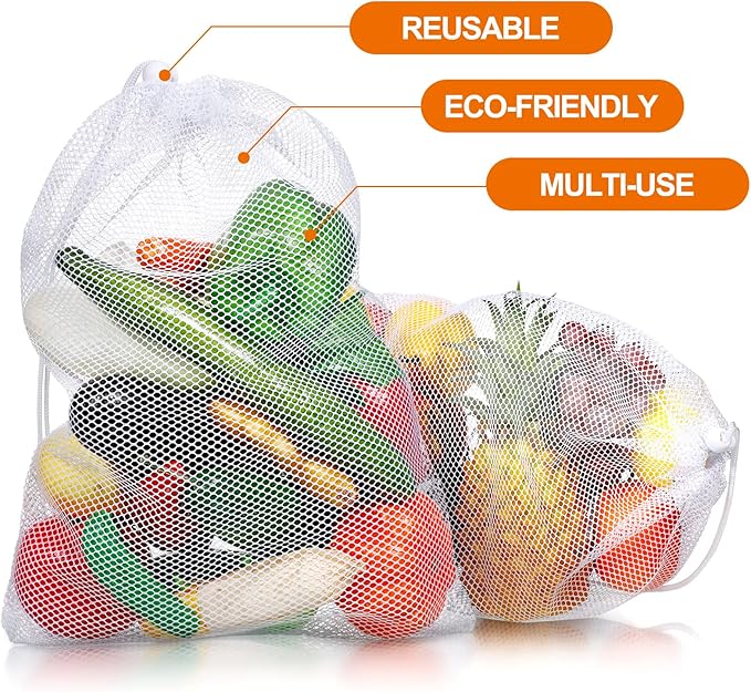 TecUnite 10 Pcs Mesh Laundry Bags