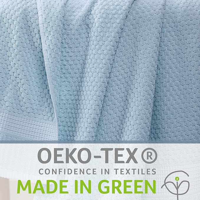 NY Loft 100% Cotton Hand Towel 6 Pack | Super Soft & Absorbent Quick-Dry Hand
