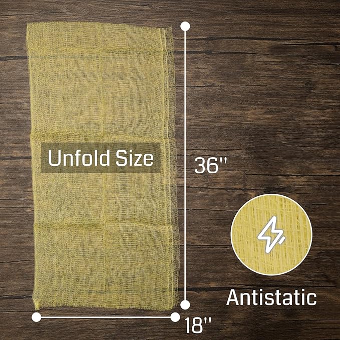SainSmart Tack Cloth Set, Anti-Static Unfold Size 18'' x 36'', Fast Dust Remove