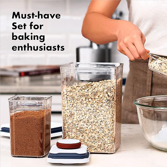 OXO Good Grips 8-Piece Baking Essentials POP Storage Container Set