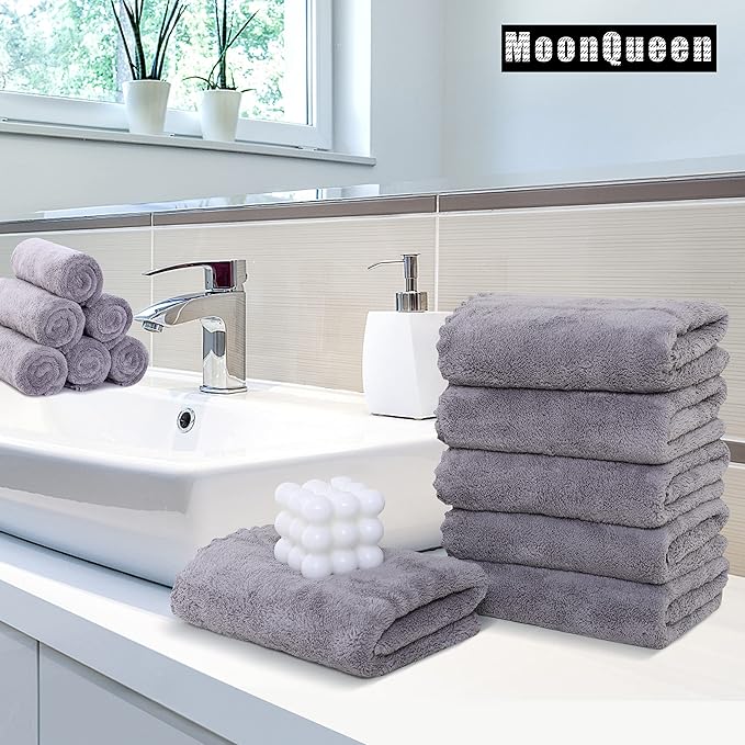 MOONQUEEN 18 Pack Premium Hand Towels