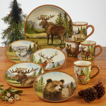 Certified International Mountain Summit 16pc Dinnerware Set, Service for 4