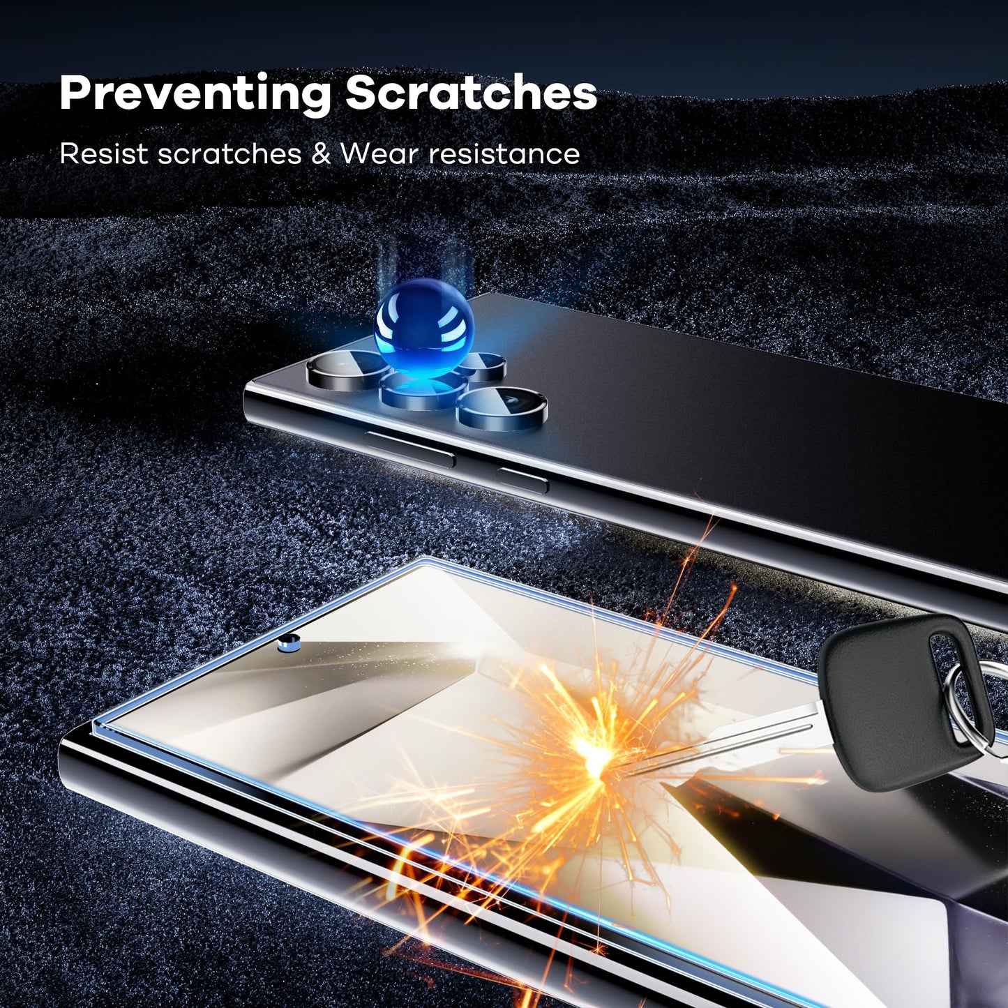 AACL 3-Pack for Samsung Galaxy S25 Ultra Screen Protector Tempered Glass, 9H Glass for S25 Ultra Screen Protector 5G, [Fast Alignment Tool] [Bubble Free] [6.9 Inch]