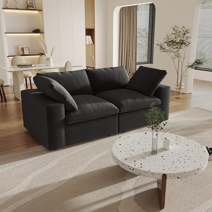 Cloud Modular Sectional Sofa Couch, 80.3" Convertible Couches Lovesofa