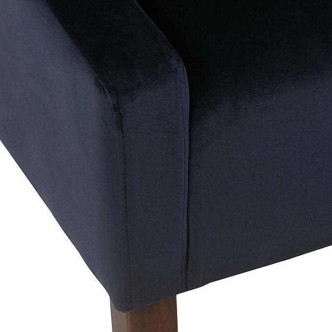 Homepop Home Decor | Upholstered Classic Swoop Arm Accent Chair | Accent Chairs