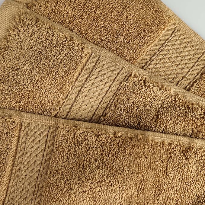 Superior Egyptian Cotton Pile Bath Towel Set of 4, Ultra Soft Luxury Towels