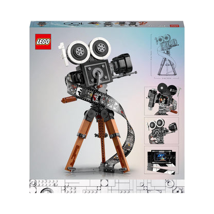 LEGO Disney Walt Disney Tribute Camera, 100th Anniversary Memorabilia Set for Adults with Mickey and Minnie Mouse Minifigures, plus Bambi & Dumbo Figures, Collectible Gifts for Women and Men 43230