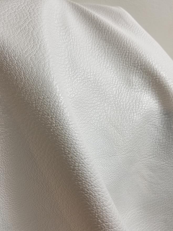 Soft Faux Vegan PU Leather by the Yard Synthetic Pleather 0.9 mm Nappa Yards