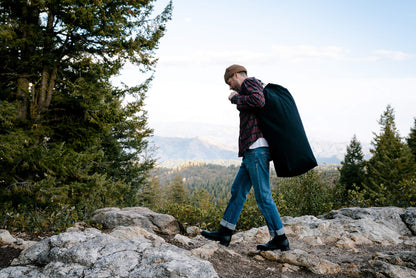 Stansport Top Load Canvas Deluxe Duffel Bag - Black (1206) 50" X 14.5" X 14.5"