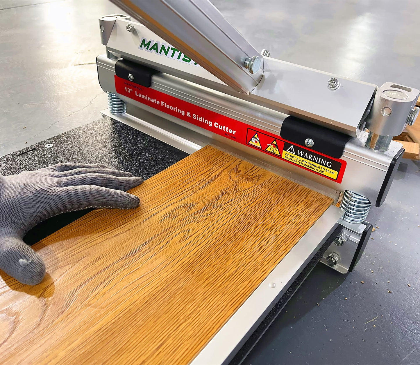 13" Pro Laminate/Vinyl Floor Cutter with Floor Installation Kit, 15°/30°/ 45° Instant Cuts in One Step, Cuts Laminate Floor, Engineer Wood, LVP/T, VCT, SPC, LSPC, VSPC, ABC, WPC & More; Best Buy !