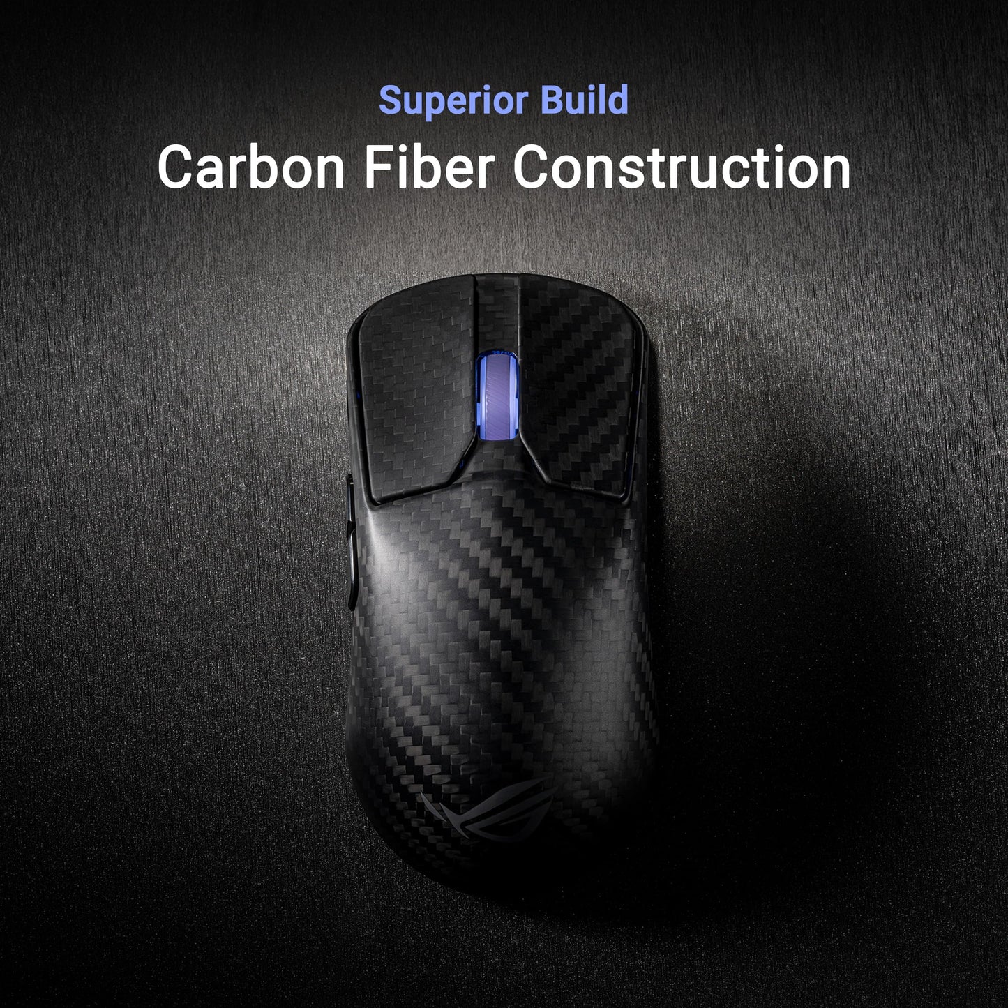 ASUS ROG Harpe Ace Extreme Wireless Esports Gaming Mouse – Carbon Fiber Build, 47g Lightweight, Tri-Mode Connectivity, 42K DPI, up to 70Hr Battery, Glass Skates, Pro-Approved, PC/Mac Support - Black