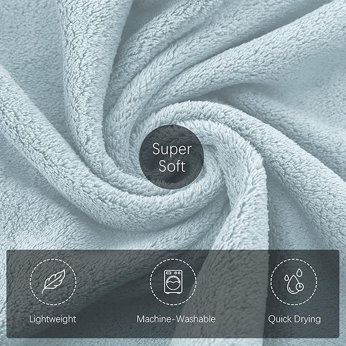 TENSTARS Silk Hemming Hand Towels