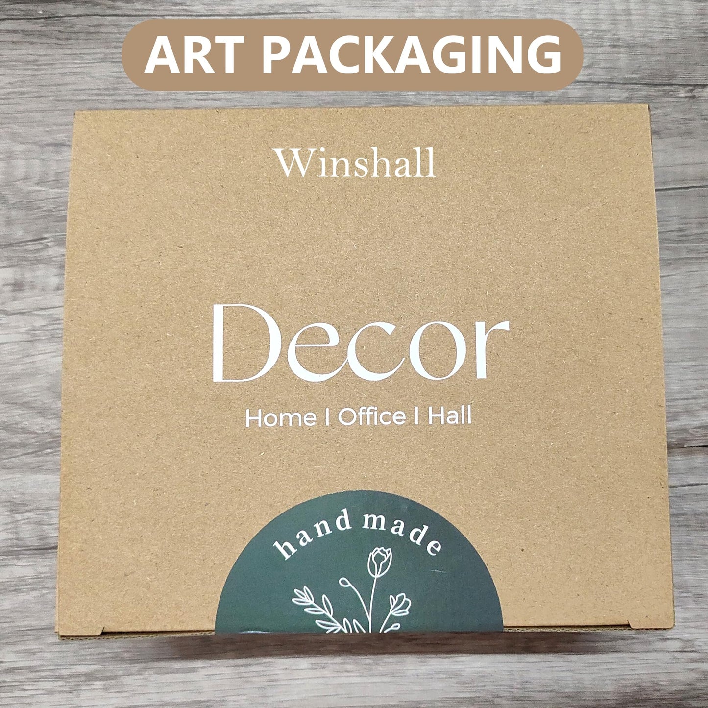 Winshall Thinker Statues and Sculptures,Sandstone Resin Thinker Statue Ornaments, Abstract Style Sculptures, Housewarming Gifts, Home Decorations, Living Room Desk Decor (Sandstone)