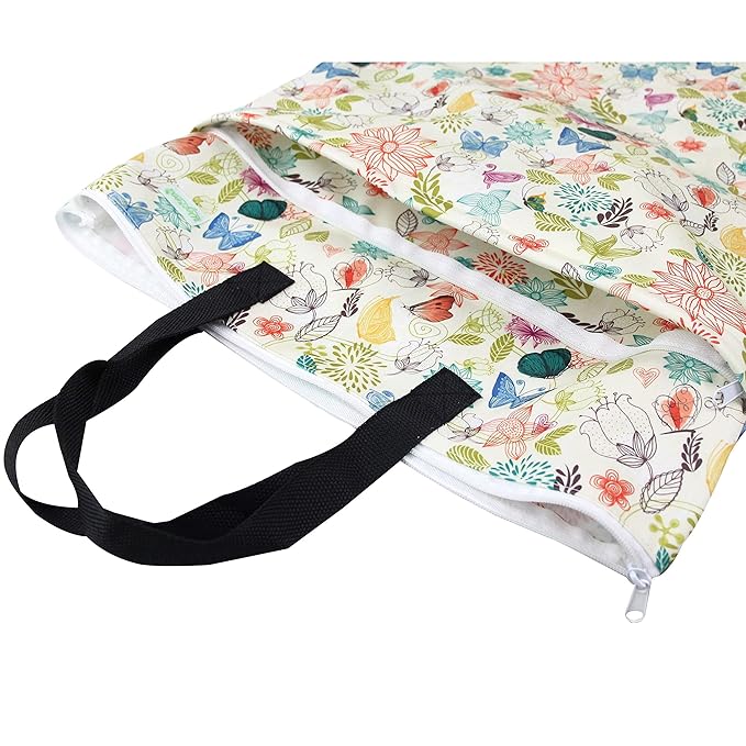 wegreeco Reusable Hanging Wet Dry Cloth Diaper Bag