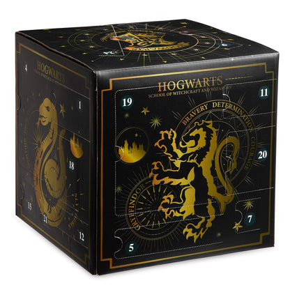 Harry Potter Advent Calendar 2025 Girls with Stationery Socks & Accessories 24 Days Magical Christmas Countdown Calendar Gifts for Kids Teens Women (Black Cube)