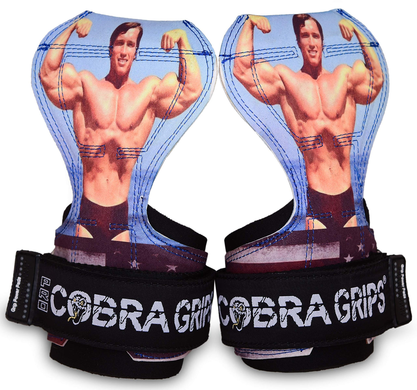 Cobra Grips PRO Weight Lifting Gloves Heavy Duty Straps Alternative Power Lifting Hooks for Deadlifts Adjustable Neoprene Padded Wrist Support Bodybuilding