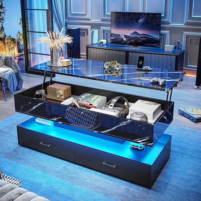 SEDETA 47.2" Lift Top Coffee Table, Coffee Tables