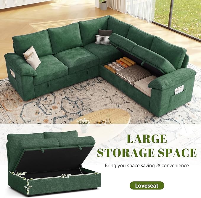 85 Inch Modular Sectional Sofa