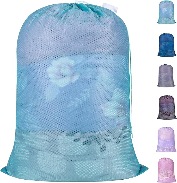 Polecasa Heavy Duty Diamond Large Mesh Laundry Bag