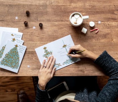 Dayspring Tree to Cross - 18 Premium Christmas Greeting Cards - Special Edition, Multi, 4 3/4" x 6 7/8"