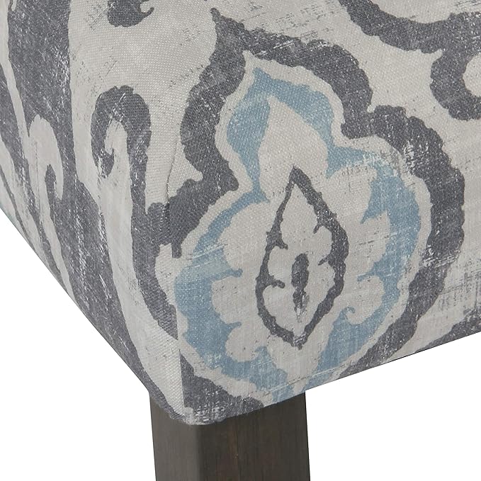 HomePop Parsons Classic Upholstered Accent Dining Chair, Suri Blue
