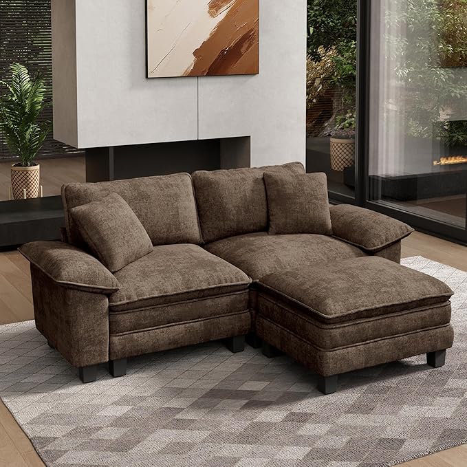 HERA'S HOUSE 88" Modular Sectional Sofa, L Shaped Couches