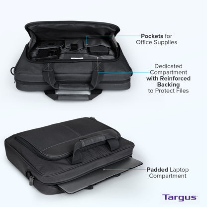 Targus Classic Topload Case for 16 Inch Laptops (TCT027US)
