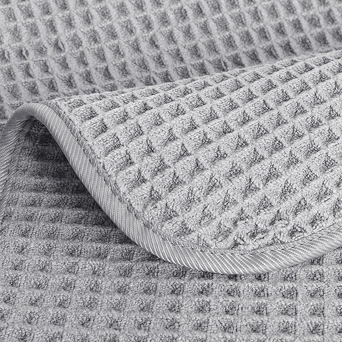 POLYTE 430 GSM Microfiber Lint Free Hand Towel, 16 x 30 in, 4 Pack