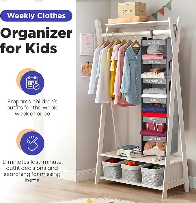 Handy Laundry Hanging Clothes Organizer