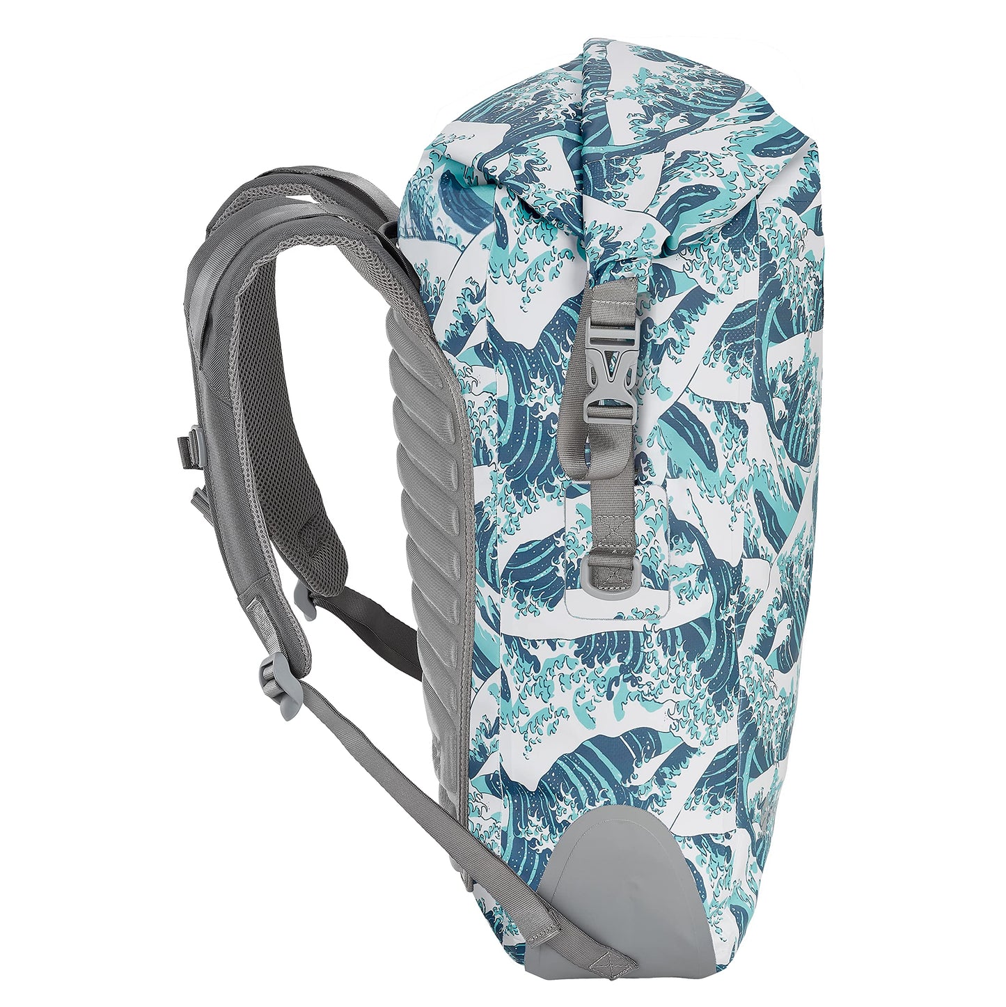 Skog Å Kust BackSak Heavy Duty Waterproof Backpack - Gear Bag for Sports, Travel, & More - 35L Waves