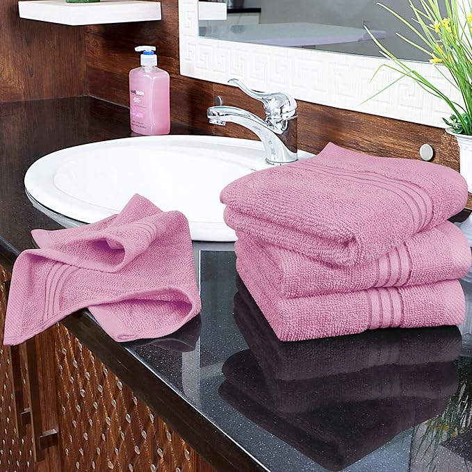 Utopia Towels Wash Cloths Set, 12 by 12 Inches, 100% Cotton Ring Spun, Highly
