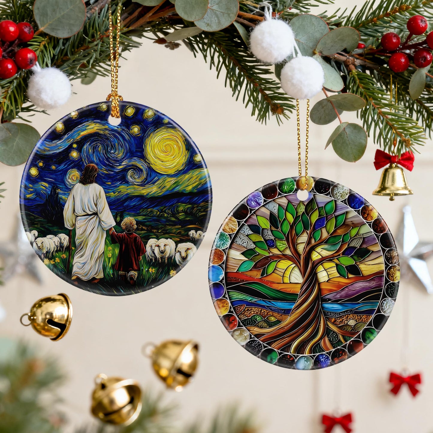 Tree of Life Ornament, Christmas Ornaments, Holiday Ornament, Christmas Tree Decorations, Tree of Life Gifts, Housewarming Gifts, Gift Exchange & Gift Idea, Giftbox Included
