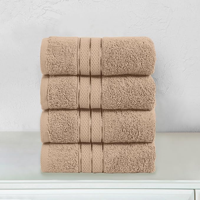 Elegant Comfort Three Line Popcorn Towel Set