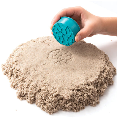 Kinetic Sand Folding Sandbox comes with 2LBS of Non-Toxic Play Sand, 7 Tools and Activity Space Educational Creative Kid's Sensory Toys for Boys and Girls Aged 3+