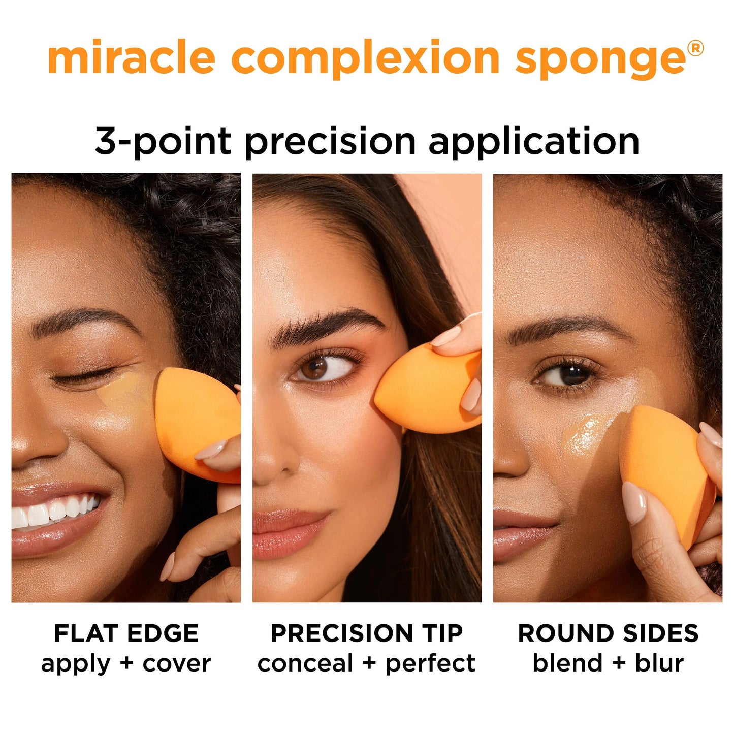 Real Techniques 5 Piece Everyday Essentials Makeup Brush Set, Includes 4 Brushes & Makeup Sponge, For Foundation, Blush, Bronzer, Contour, Eyeshadow, & Powder, Travel Gift Set, Cruelty-Free & Vegan