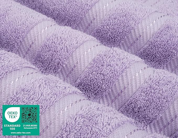 American Soft Linen Luxury 6 Piece Towel Set, 2 Bath Towels 2 Hand Towel 2
