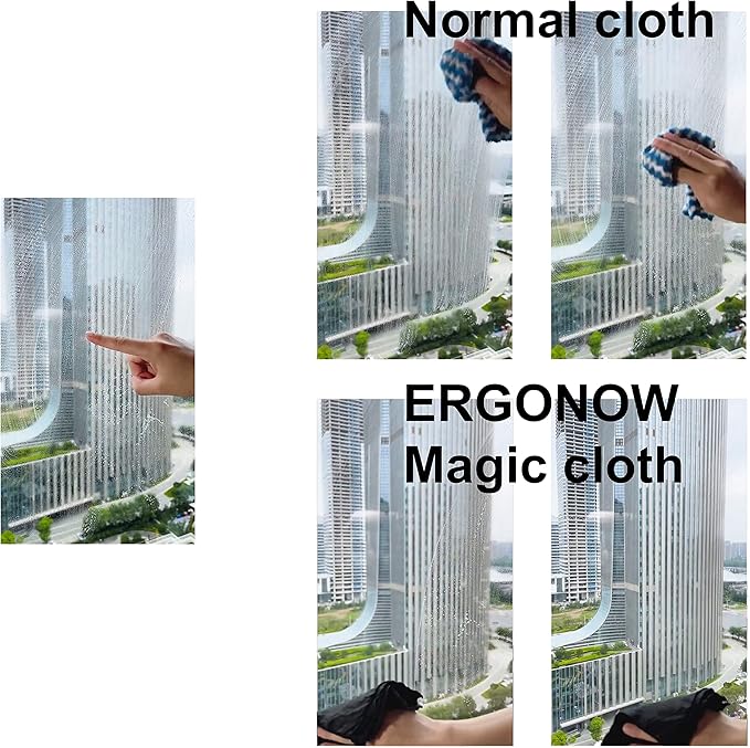 Magic Glass Cleaning Cloth 10 Pcs