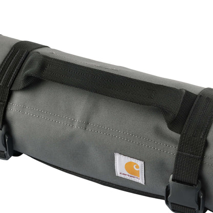 Carhartt Utility Roll Organizer, Durable, Water-Resistant Tool Roll, Gravel, 16 Pocket