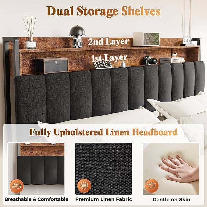 PRAISUN Bed Frame King Size