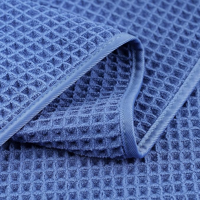POLYTE 430 GSM Microfiber Lint Free Hand Towel, 16 x 30 in, 4 Pack