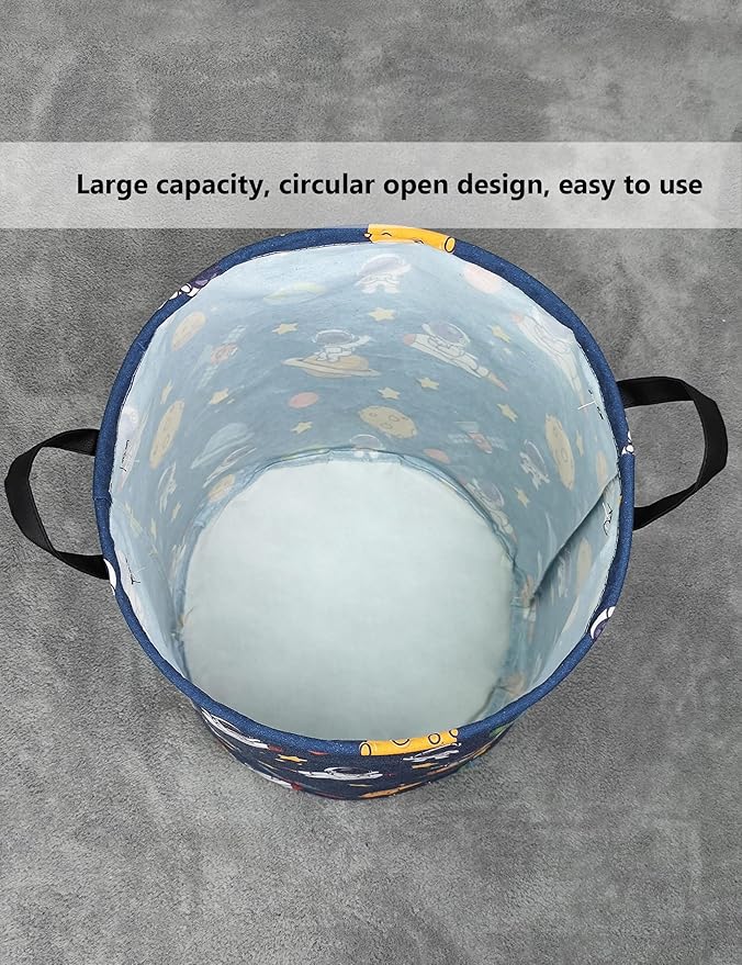 QUEENLALA Large Storage Basket, Laundry Hamper/Bathroom/Home Decor/Collapsible